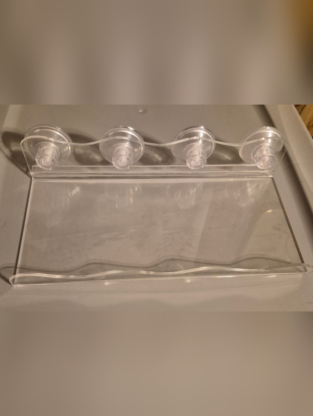 Acrylic Window Plant Shelf with Suction Cups
